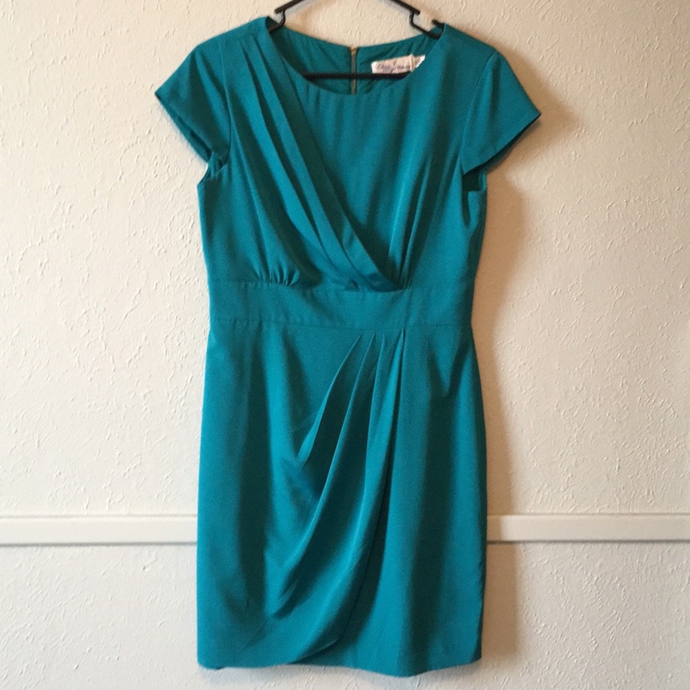 Eliza J Teal Dress